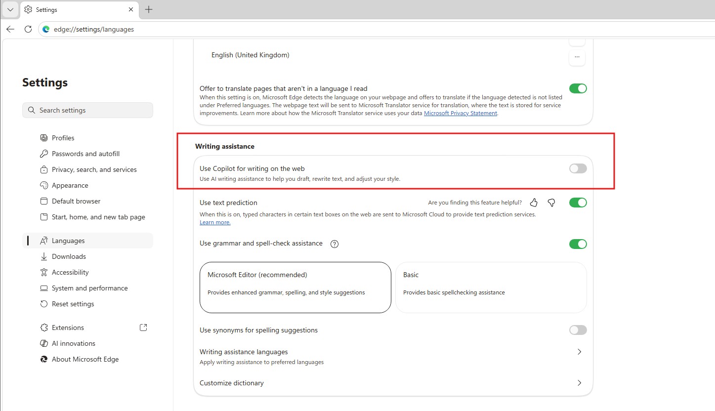 /de/images/Turn-off-Copilot-writing-assistance-in-Edge.jpg