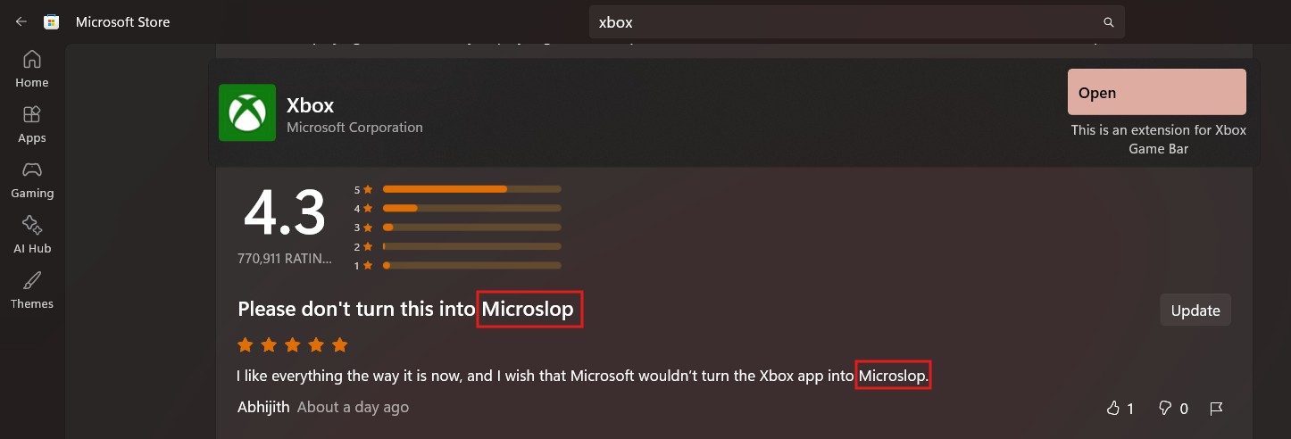 /de/images/Xbox-app-review-in-Microsoft-Store-with-the-word-Microslop-included-in-the-review.jpg