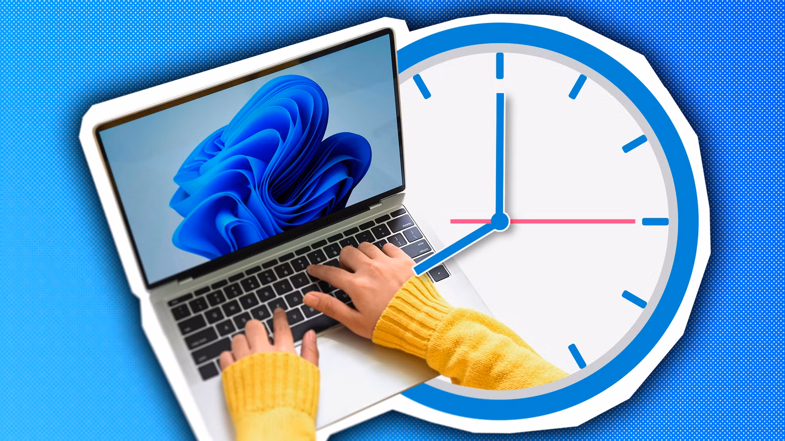 /de/images/a-person-using-a-laptop-with-windows-11-and-a-clock-beside-it.jpg