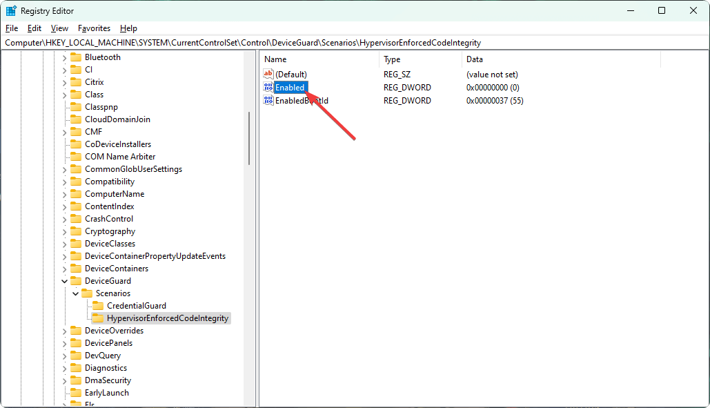 /de/images/enabled-on-hypervisorenforcedcodeintegrity-windows-registry-edtitor.png