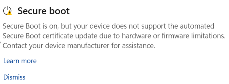 /fr/images/The-Secure-Boot-section-showing-the-Not-yet-updated-status-with-a-yellow-warning-icon.png