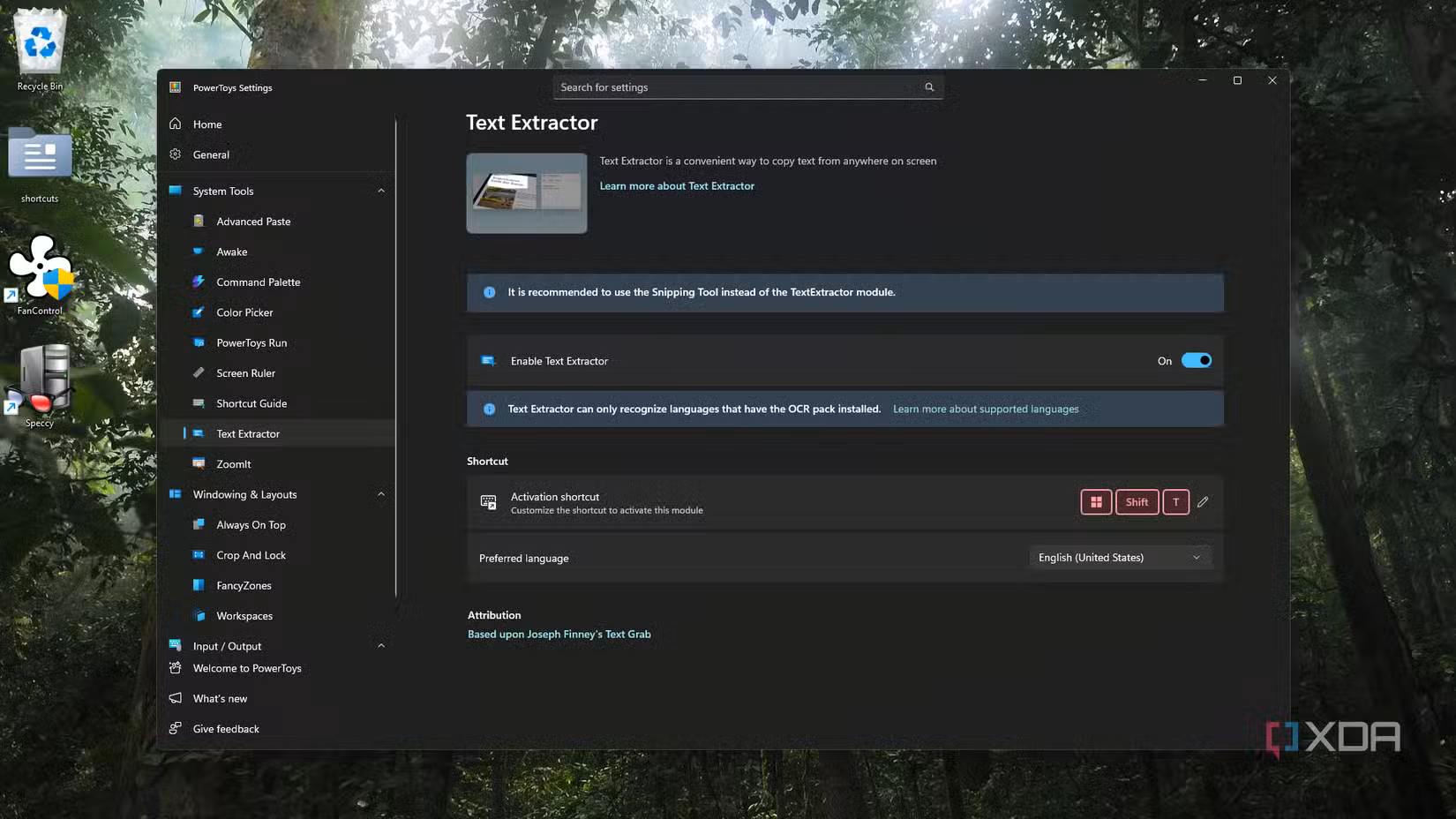 /fr/images/powertoys-text-extractor-settings.png