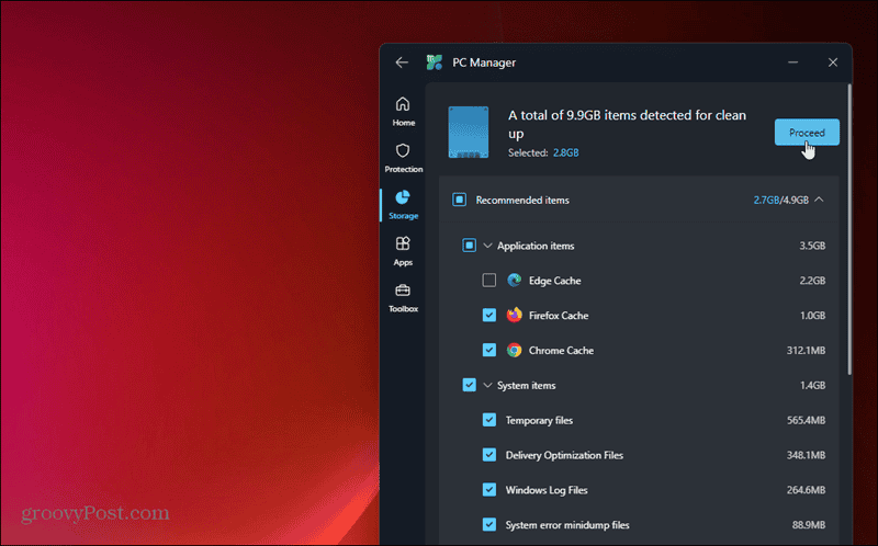 /images/6-shows-using-PC-Manager-to-clear-system-and-browser-cache-to-increase-PC-storage.png