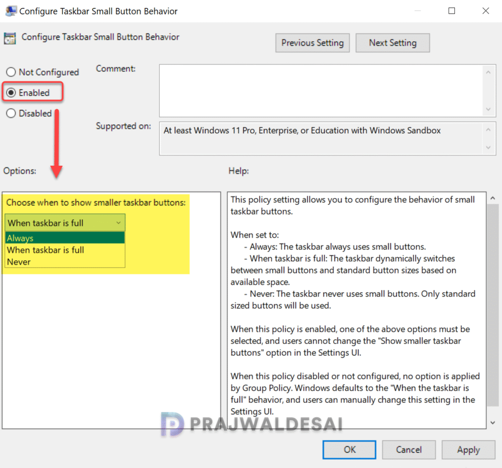 /images/Configure-Taskbar-Small-Button-Behavior-using-Group-Policy-Snap3-1024x955.png