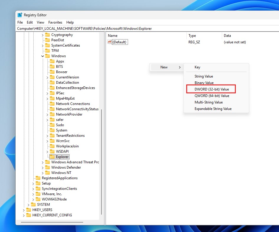 /images/Create-a-new-DWORD-32-bit-Value-in-Explorer.jpg
