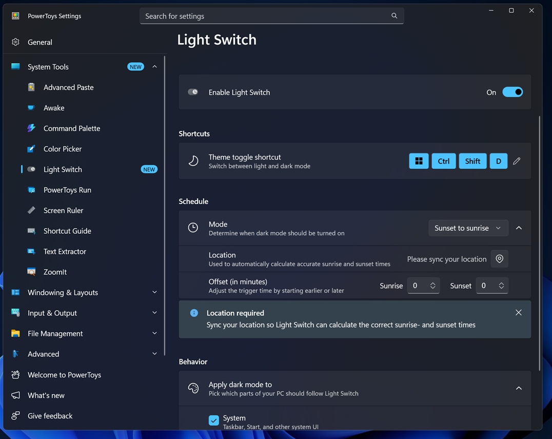 /images/Light-switch-in-PowerToys-changing-Windows-11-theme.jpg