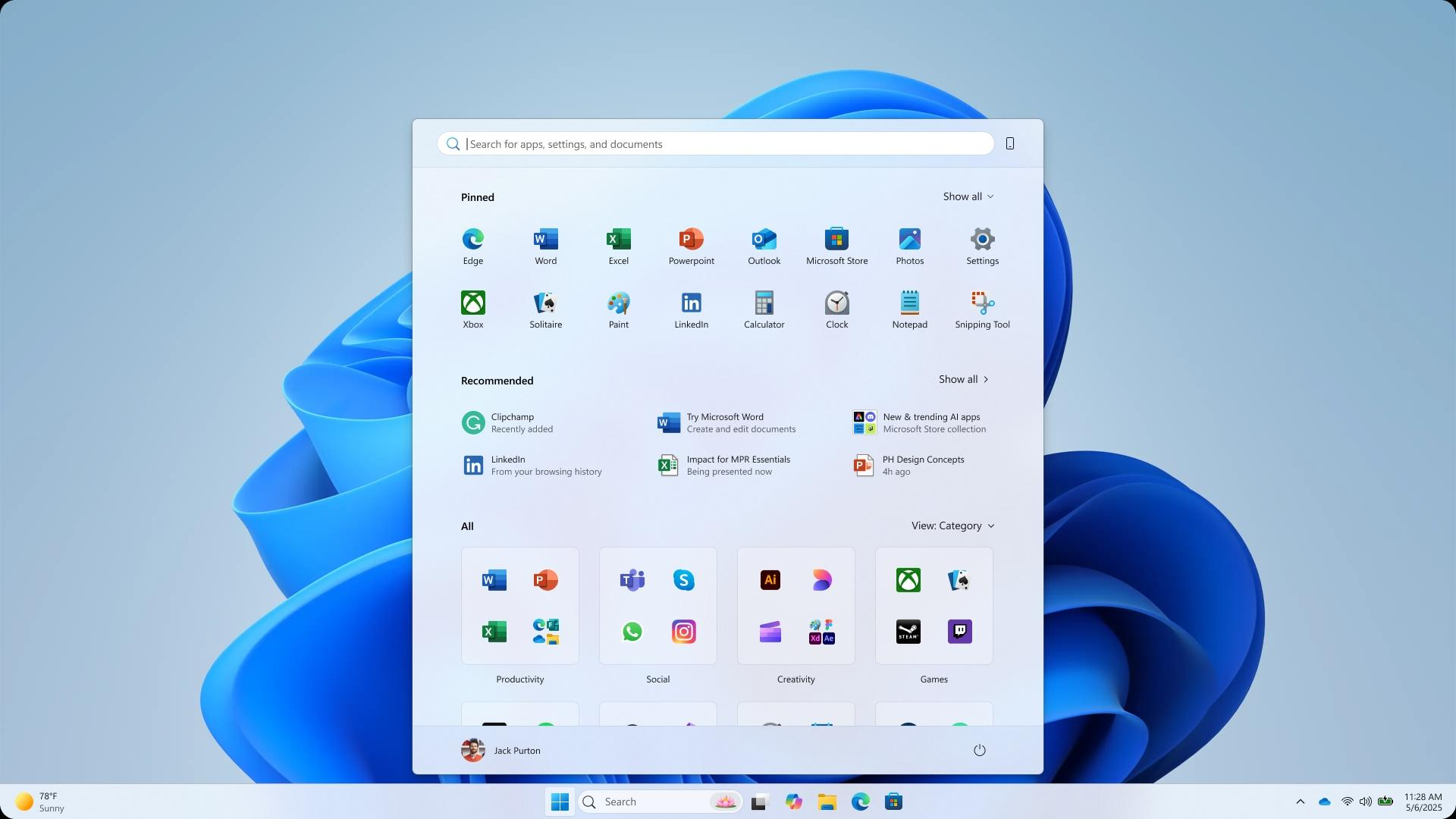 /images/New-Windows-11-Start-menu-with-Pinned-apps-Recommendations-and-Category-view-for-all-apps.png