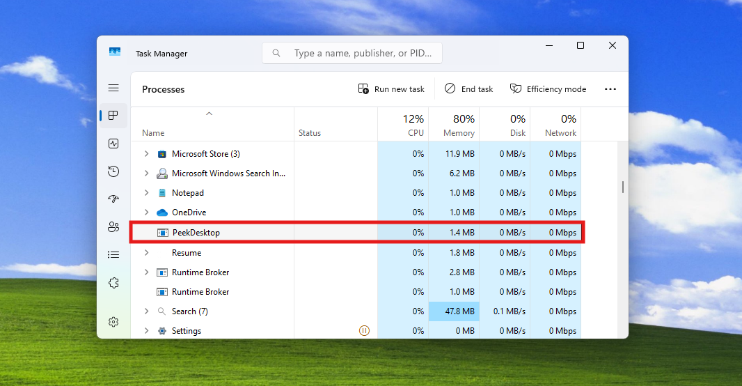 /images/PeekDesktops-system-resource-usage-is-basically-zero.png