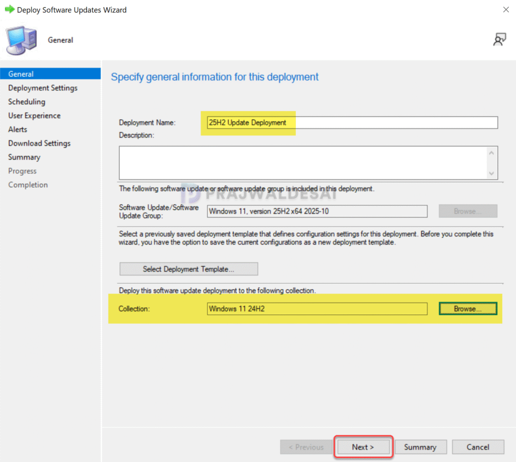/images/Specify-25H2-Update-Deployment-Information-1024x918.png