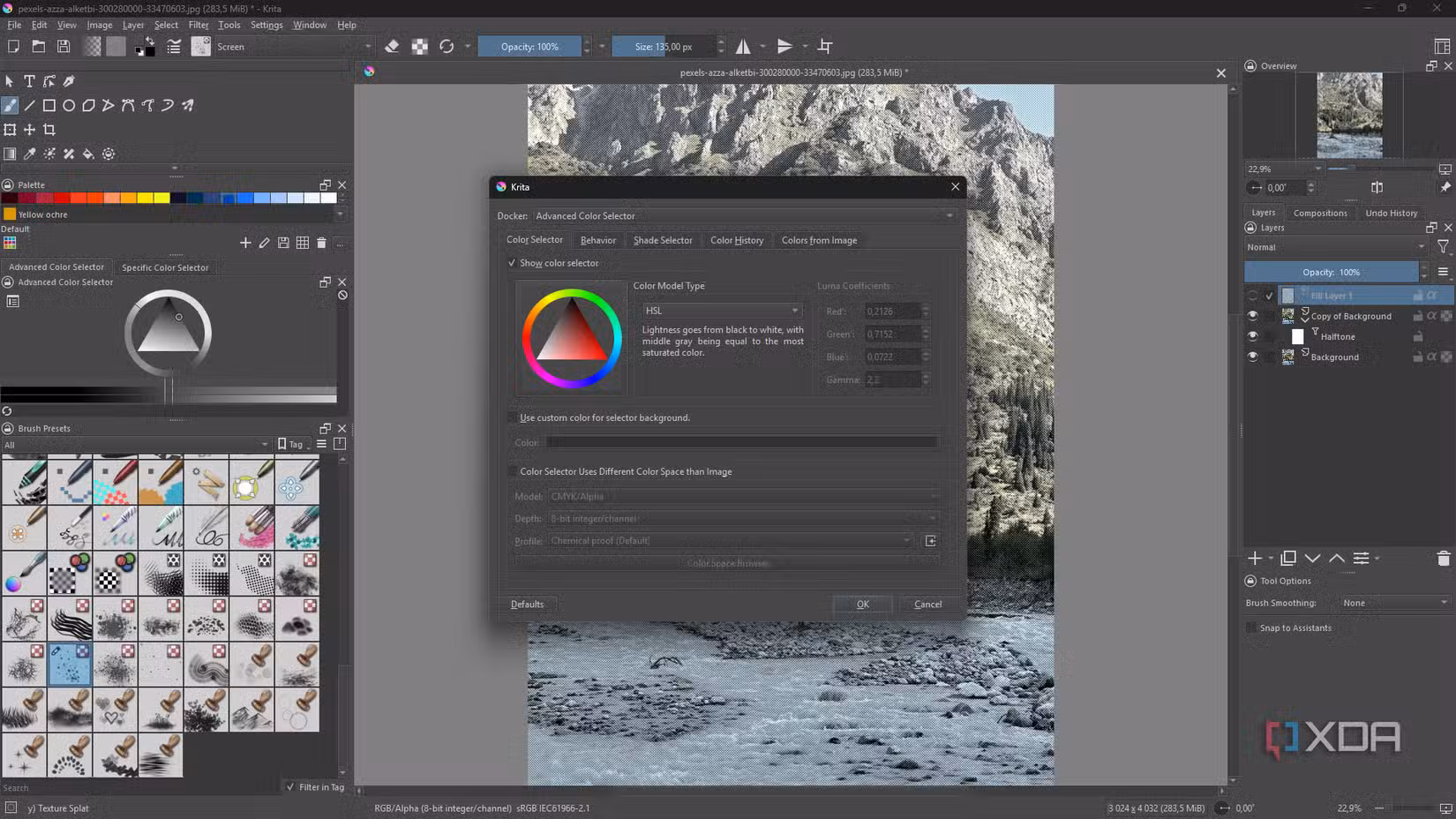 /images/selecting-hsl-color-model-in-krita.png