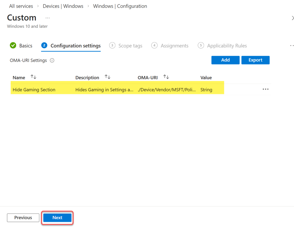 /th/images/Hide-Gaming-in-Windows-Settings-using-OMA-URI-Snap2-1024x792.png